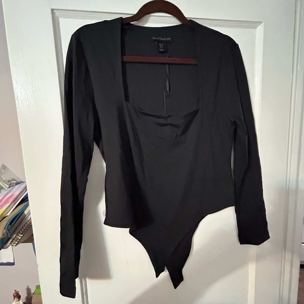 House of Harlow square neck body suit NWT